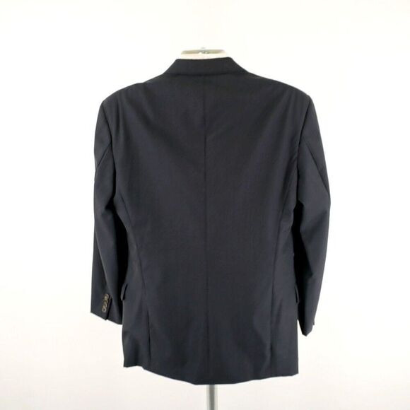 Calvin Klein Wool Blue Birdseye 3 Button Sport Coat 42R - Picture 7 of 15